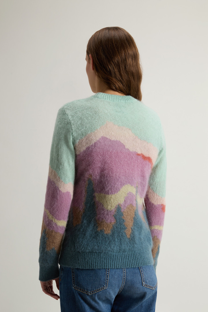 Pull à col rond en laine et mohair Rose photo 3 | Woolrich