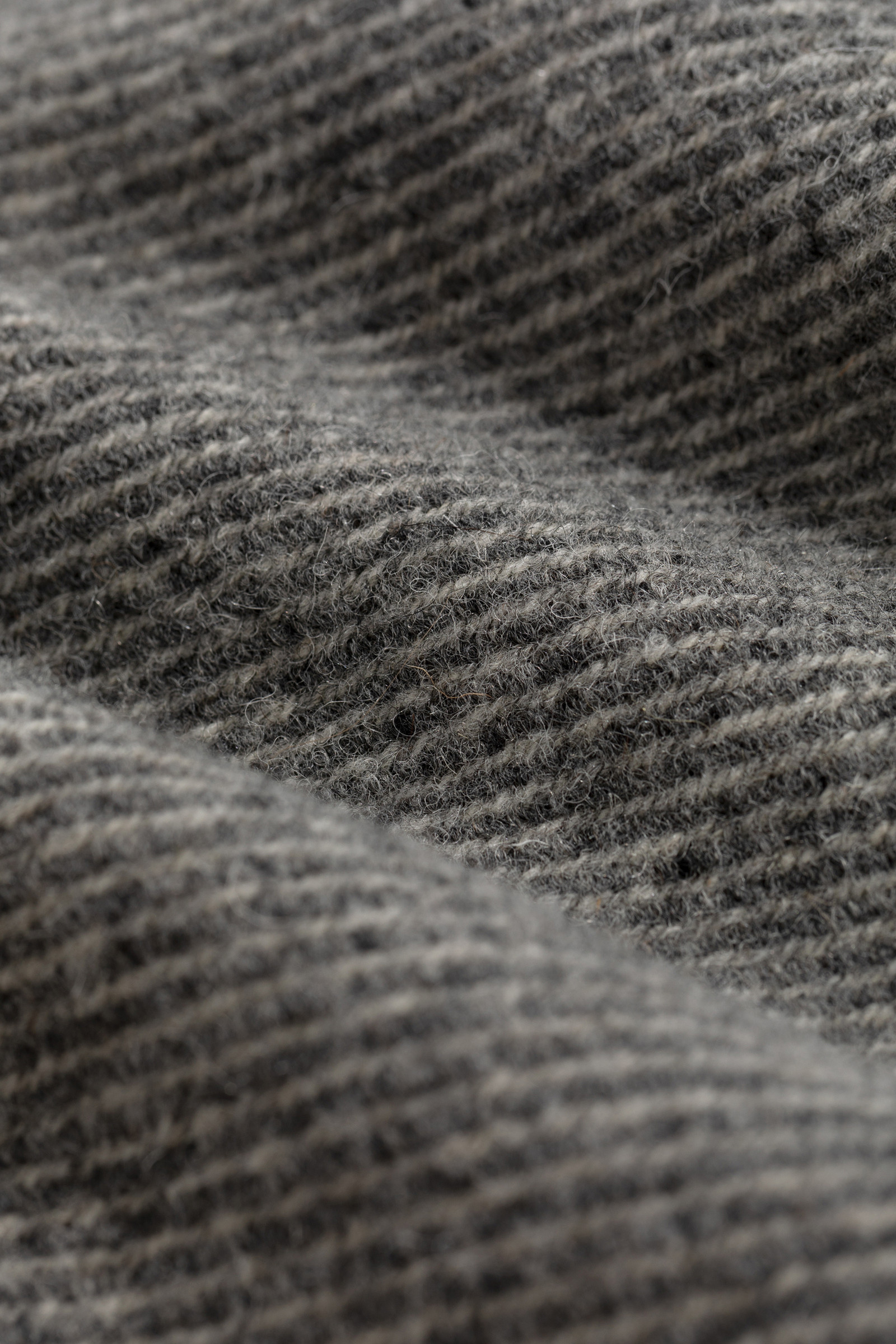 Wool Blend Overshirt with Sherpa Lining - Aimé Leon Dore / Woolrich Grey photo 2 | Woolrich