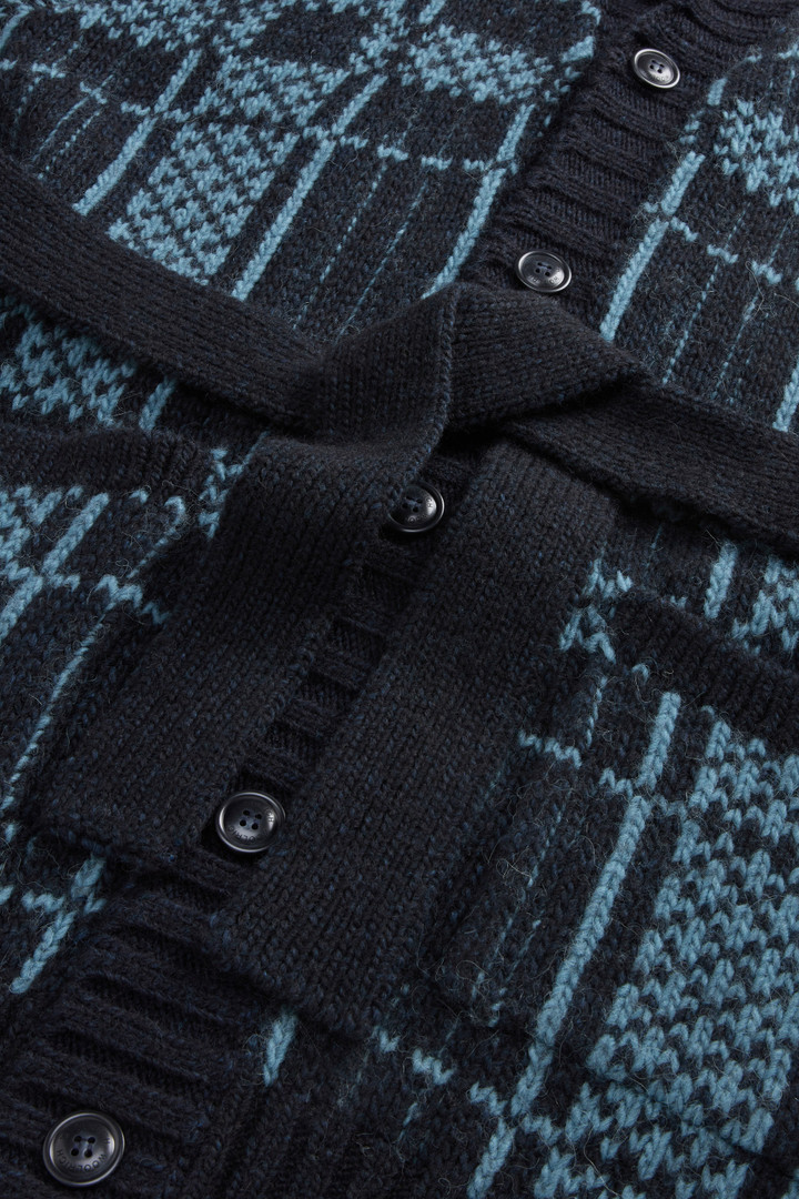Cardigan in misto lana e alpaca by Todd Snyder Blu photo 7 | Woolrich