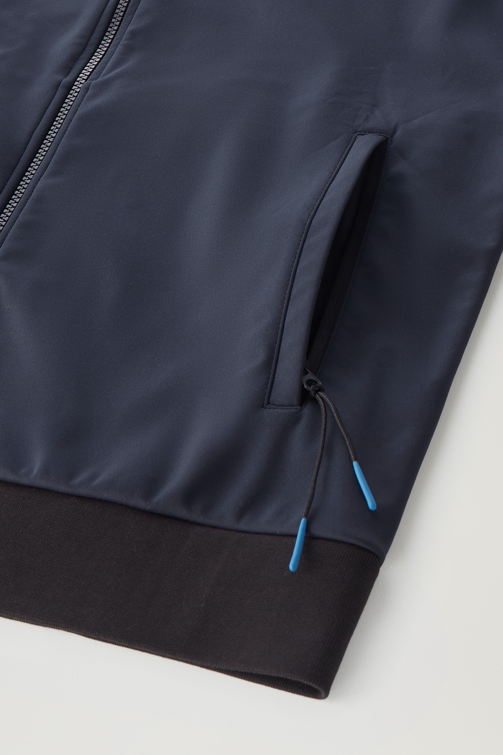 Softshell-Kapuzenpullover mit durchgehendem Reißverschluss blau photo 9 | Woolrich