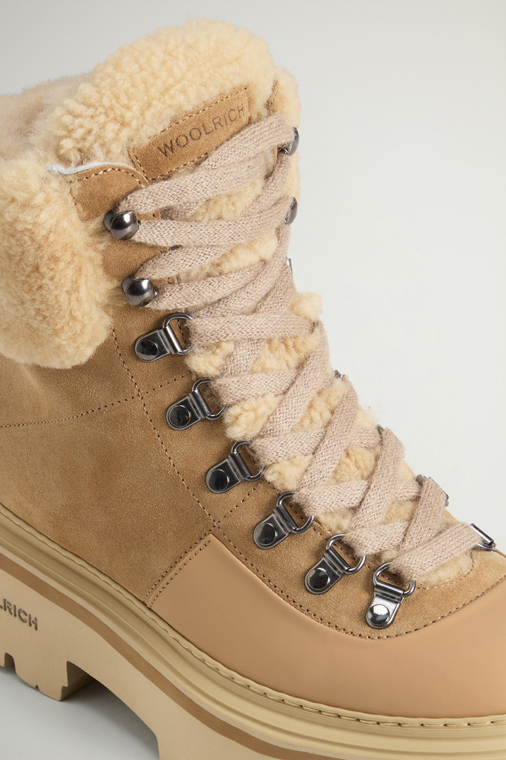 Sheepskin lined walking boots ladies sale