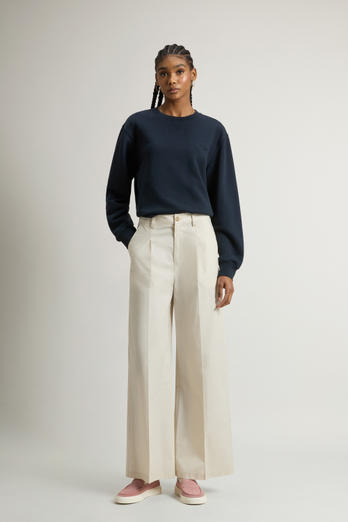 Pure Cotton Poplin Chino Pants Beige | Woolrich