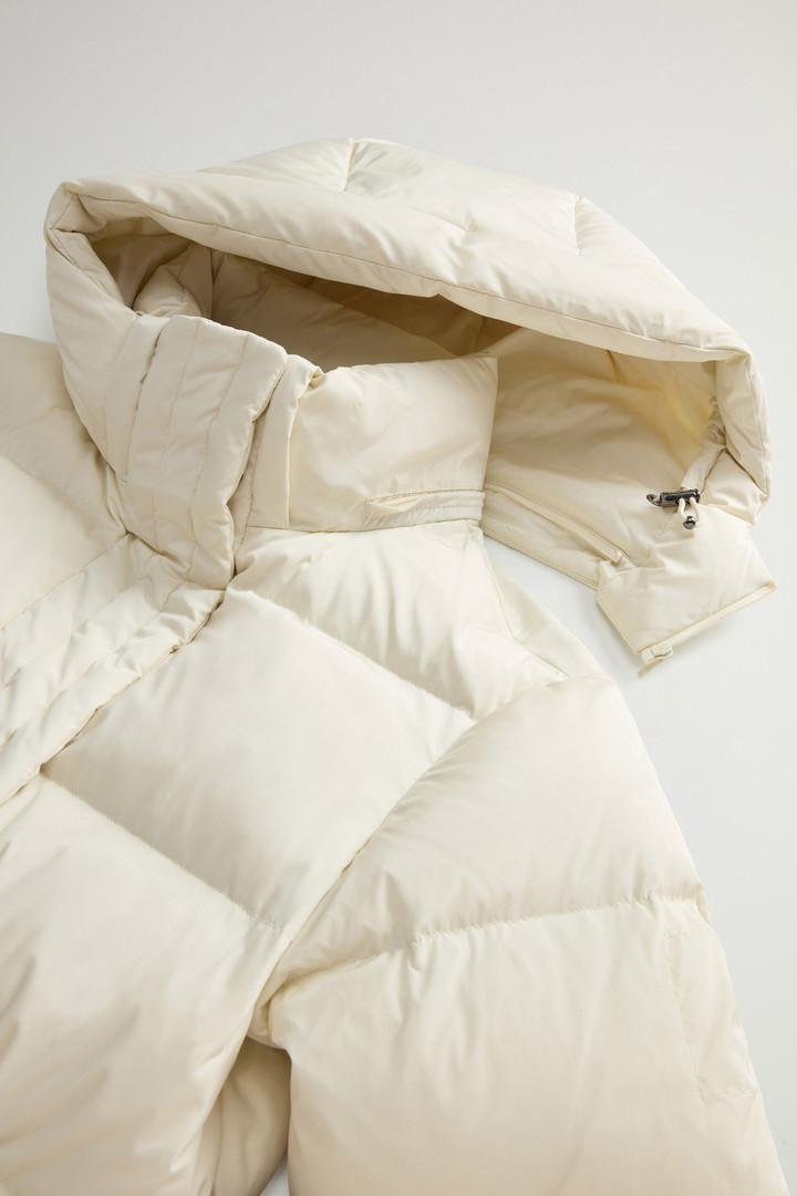 Daunenjacke Alsea aus Stretchnylon mit abnehmbarer Kapuze Weiß photo 7 | Woolrich