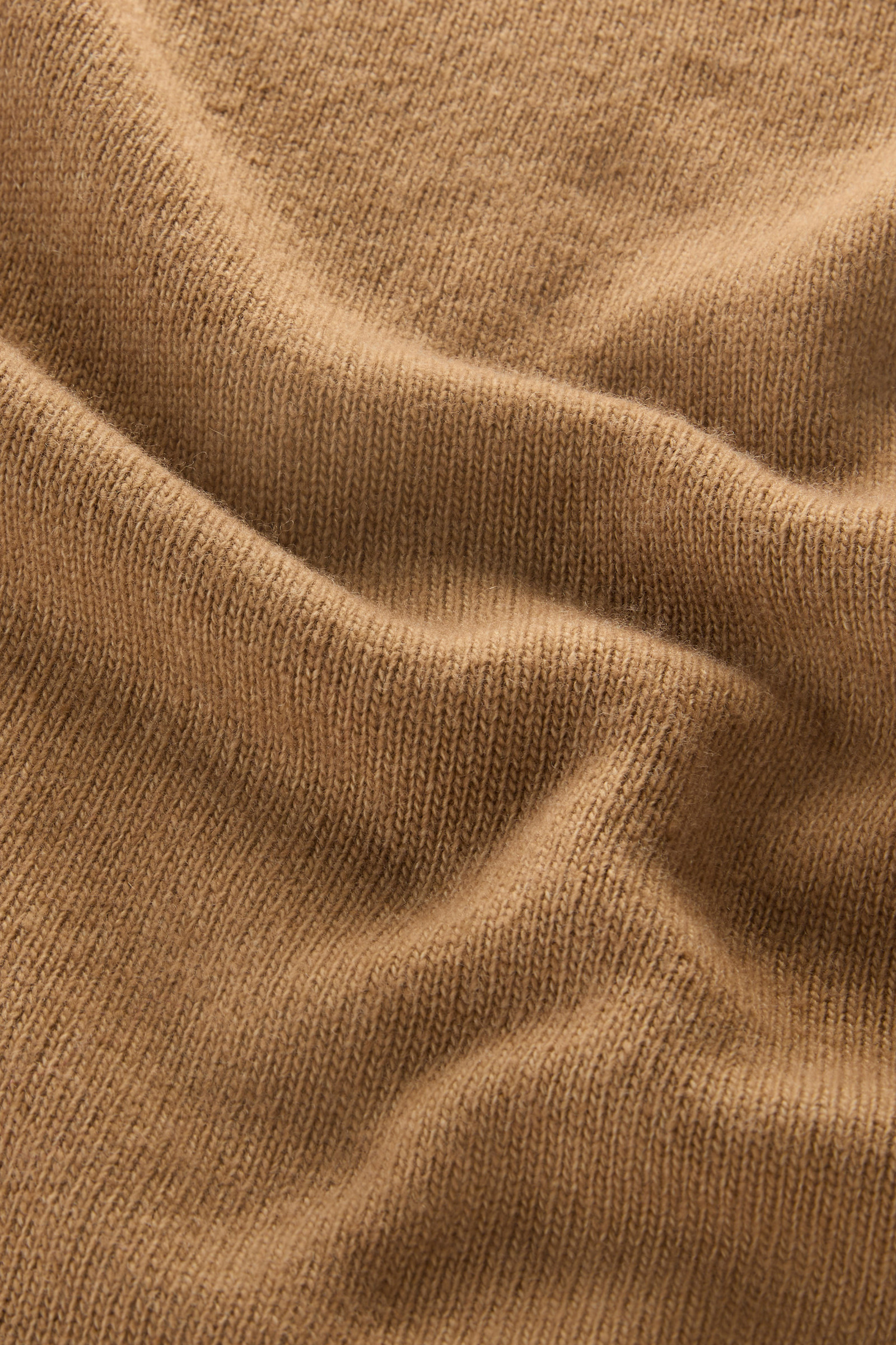 Garment-dyed Crewneck in Pure Virgin Wool Brown photo 8 | Woolrich
