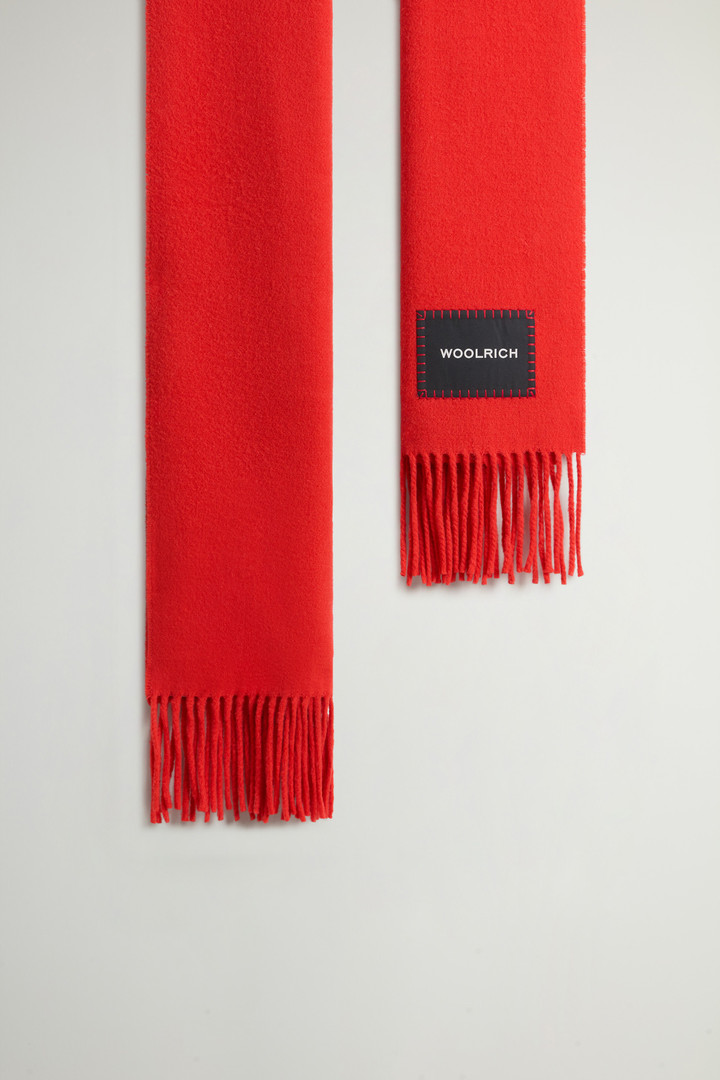 Pure Virgin Wool Scarf Orange photo 2 | Woolrich