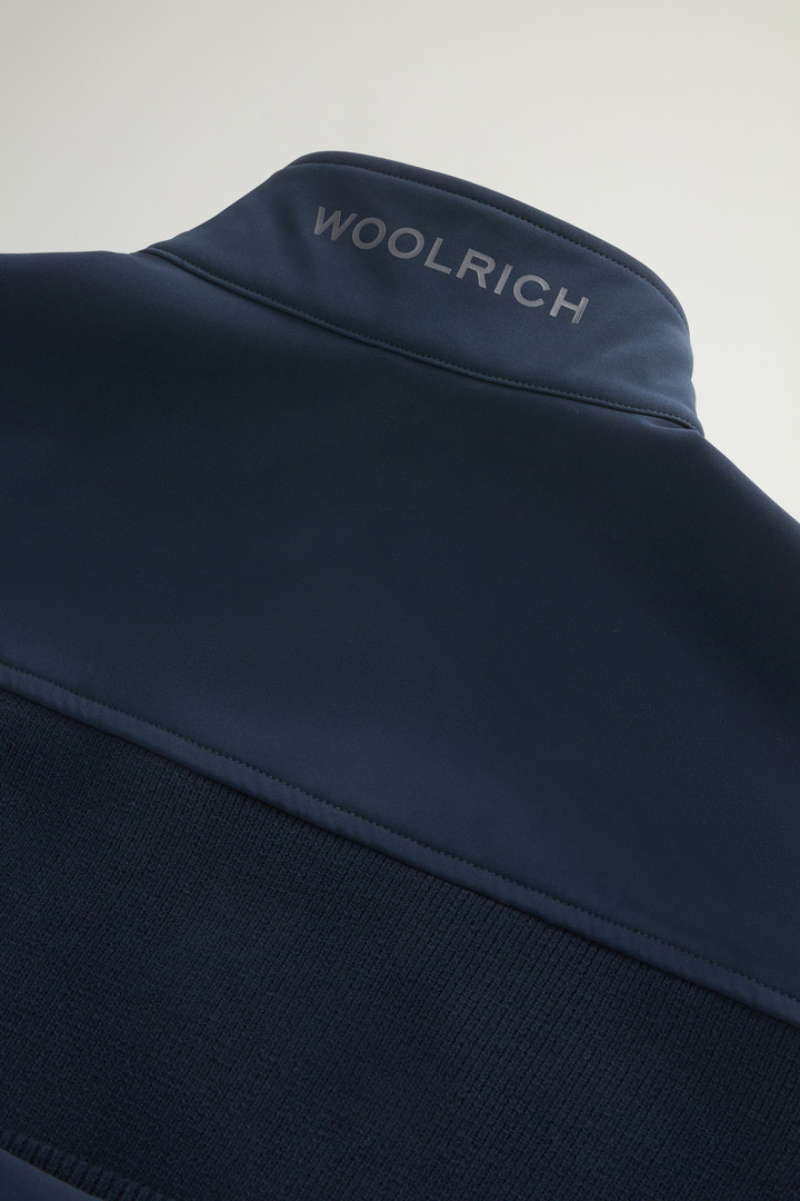 Veste Hybrid en Tech Softshell Bleu photo 7 | Woolrich