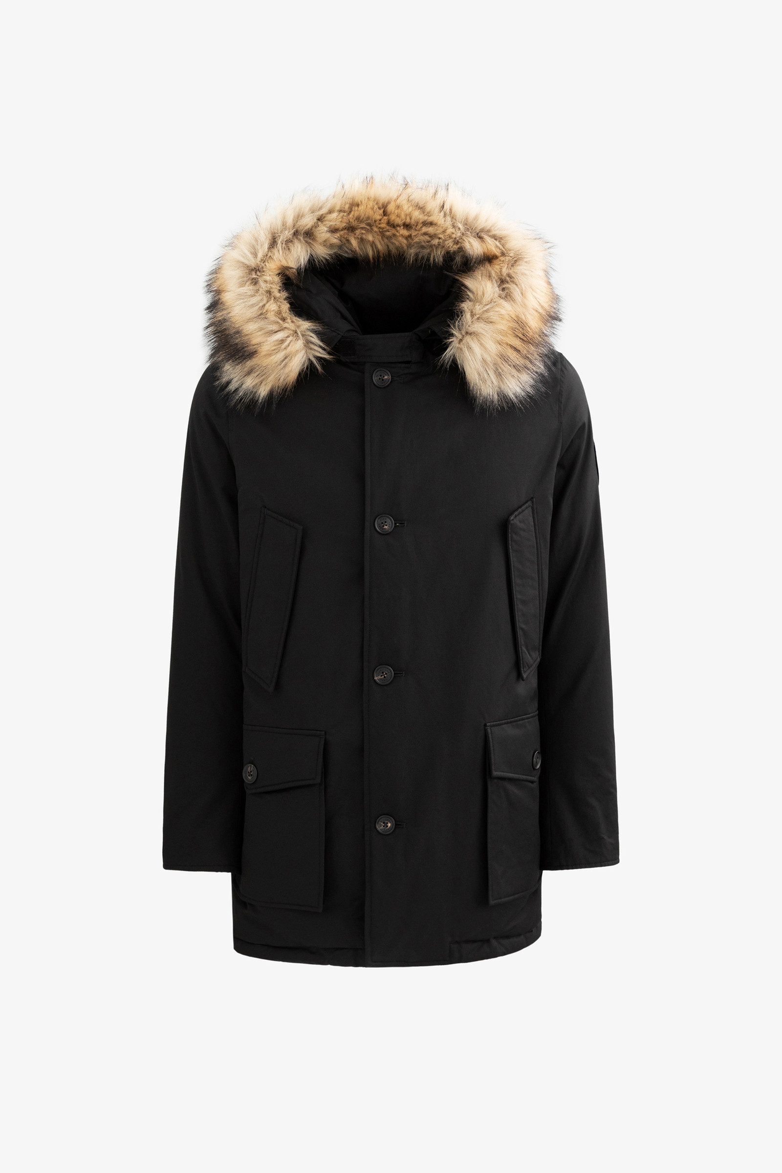 Men's Parka with Detachable Faux Fur - Aimé Leon Dore / Woolrich