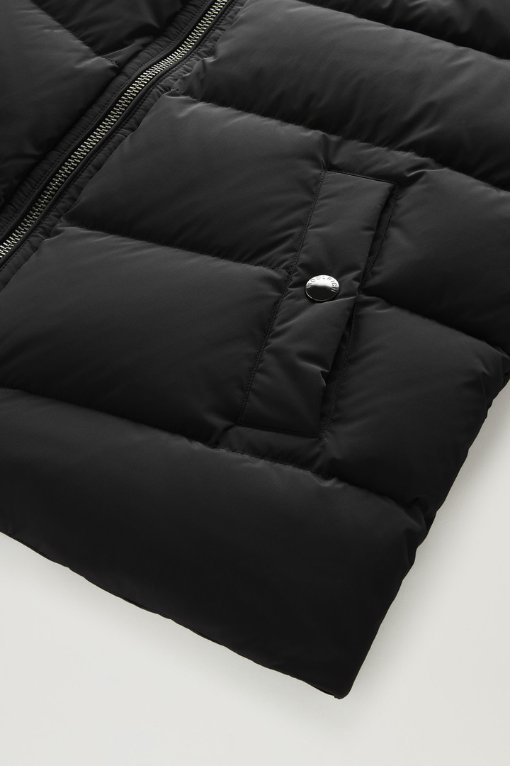 Premium Padded Vest in Stretch Nylon Black photo 8 | Woolrich