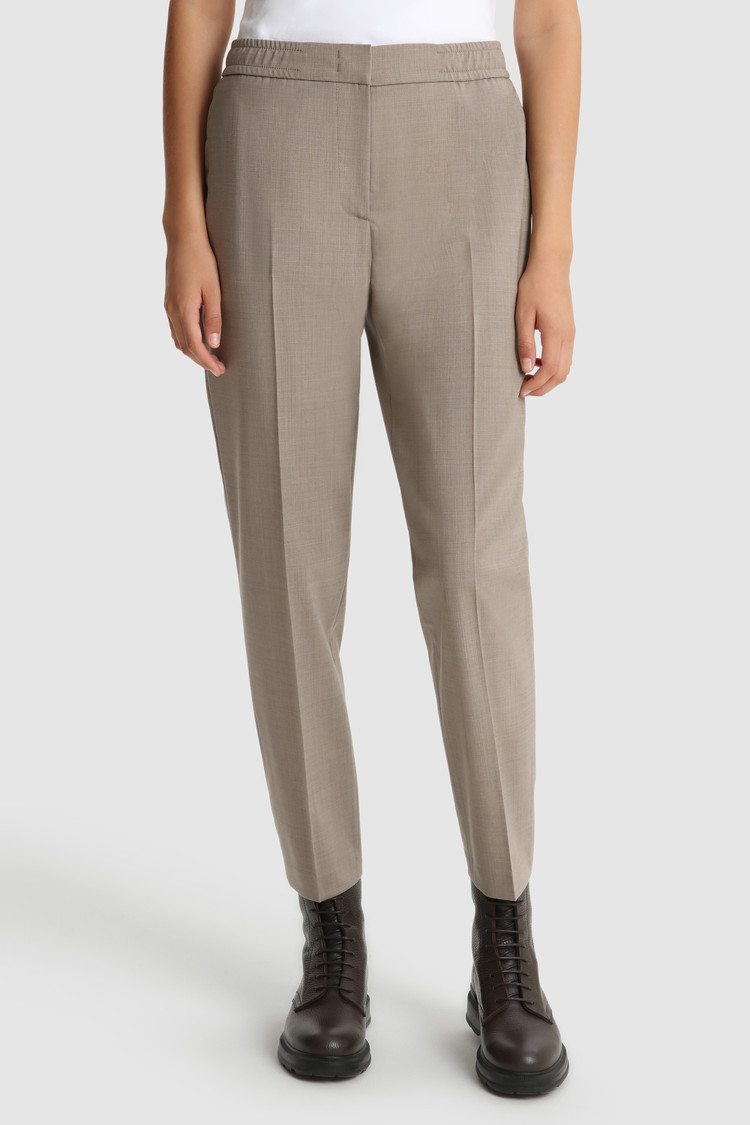 Pantalon stretch en laine mérinos froide