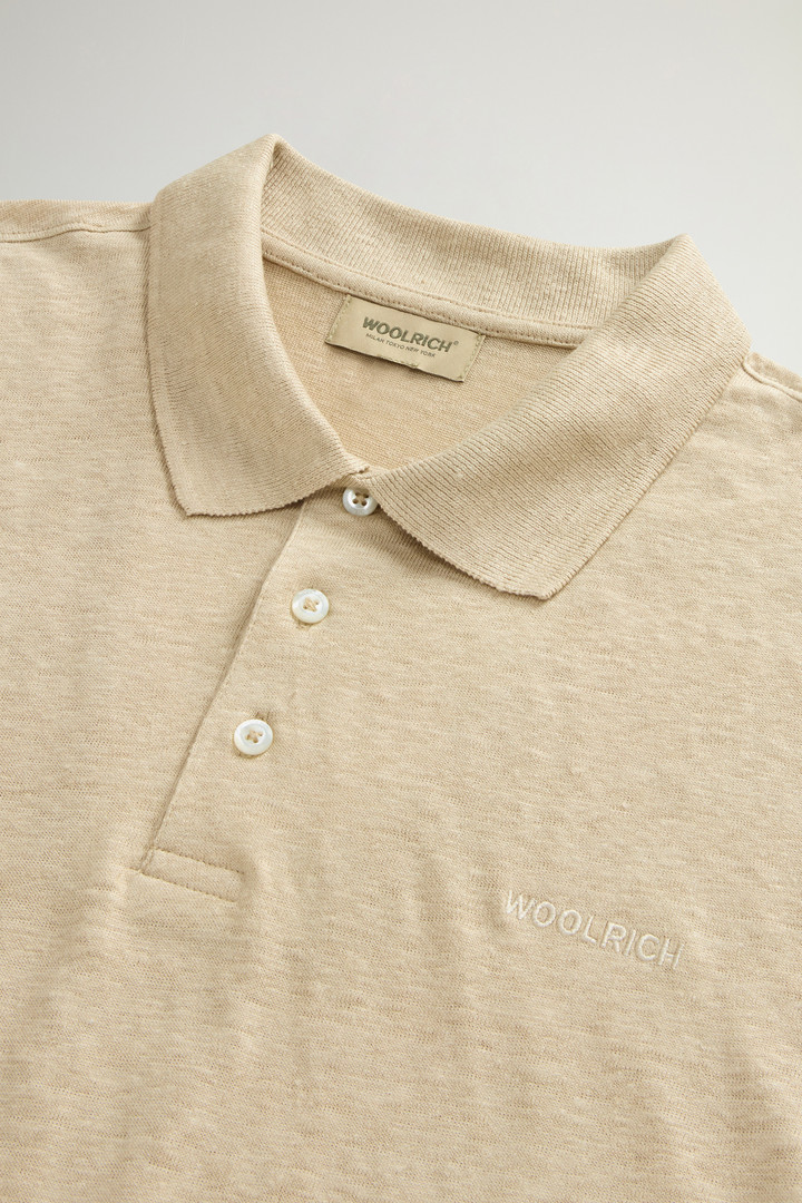 Polo de puro lino Beige photo 6 | Woolrich