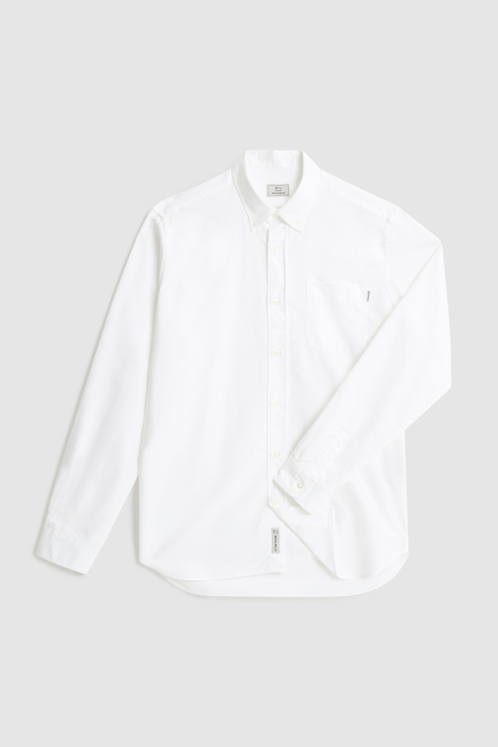 Oxford Heavy Cotton Shirt White photo 7 | Woolrich