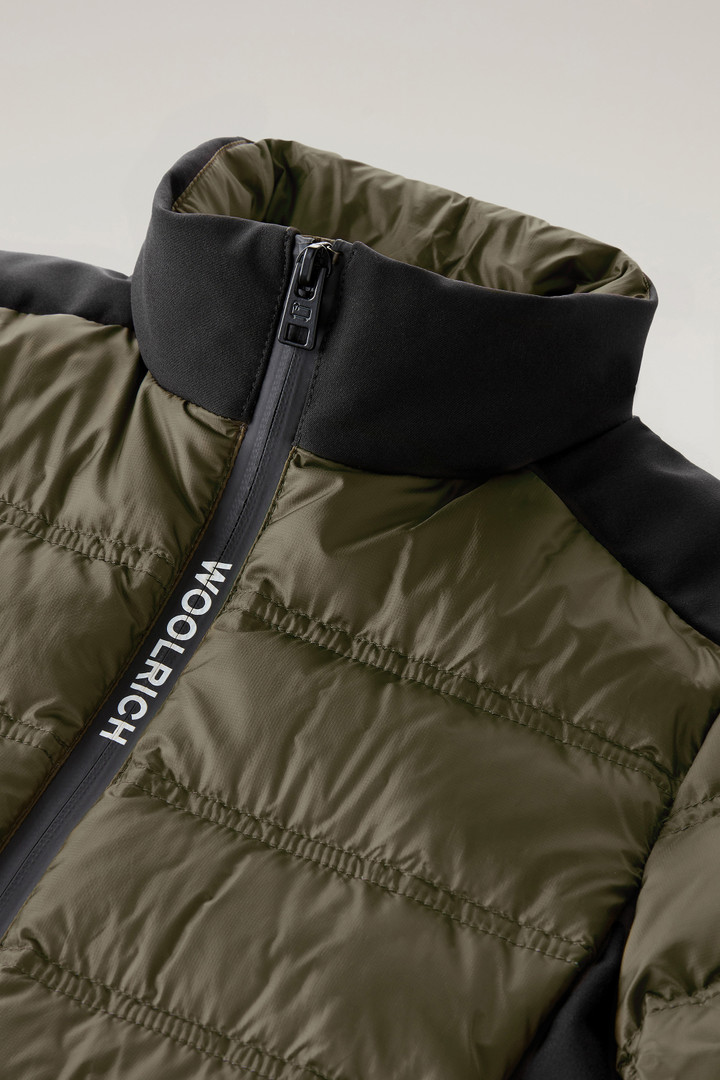 Boys' Bering Down Jacket in Recycled Ripstop Green photo 4 | Woolrich