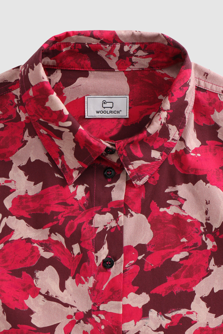 Wilderness Shirt in Cotton Poplin Red photo 5 | Woolrich