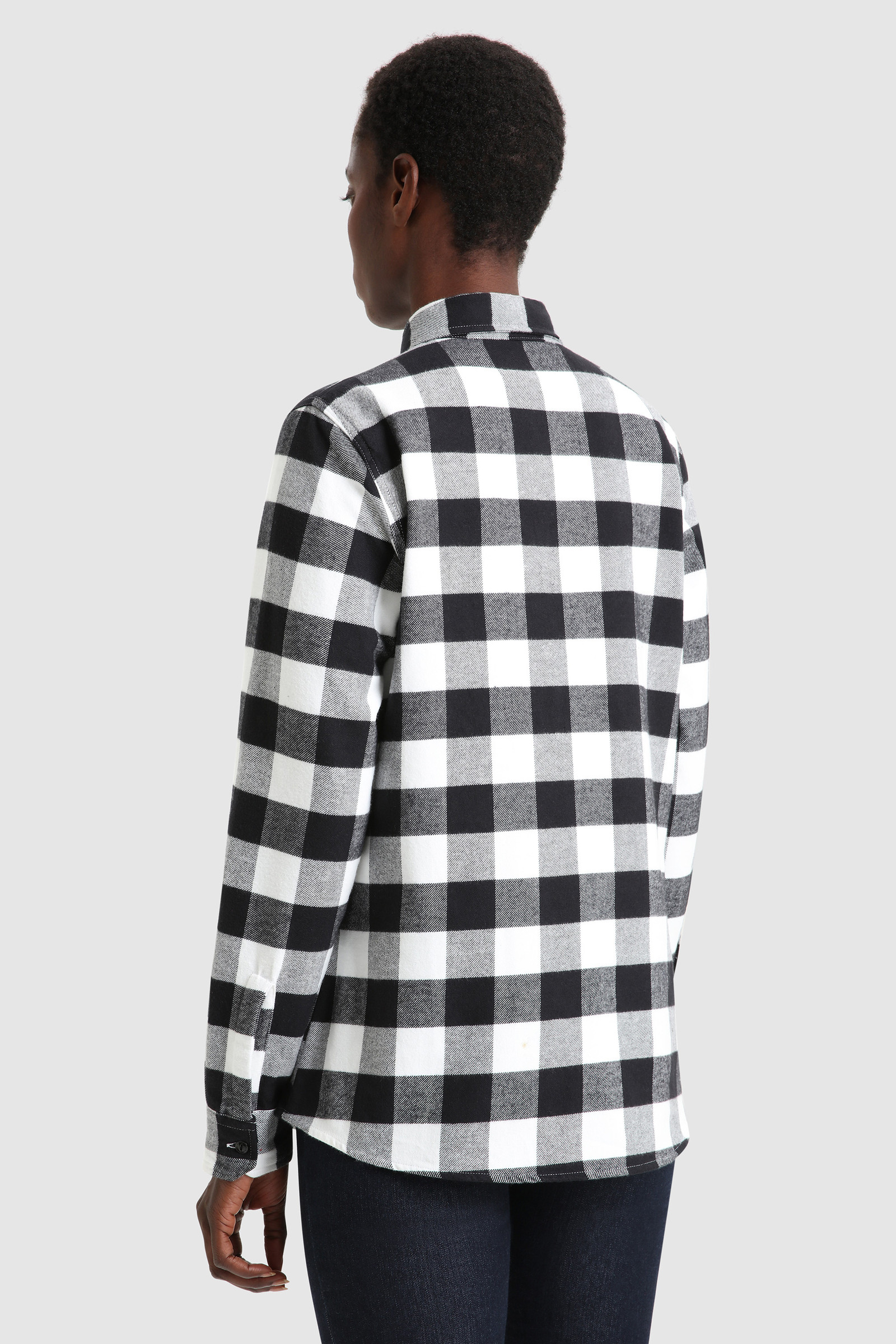 Pemberton Shirt with Buffalo Check Pattern White photo 4 | Woolrich
