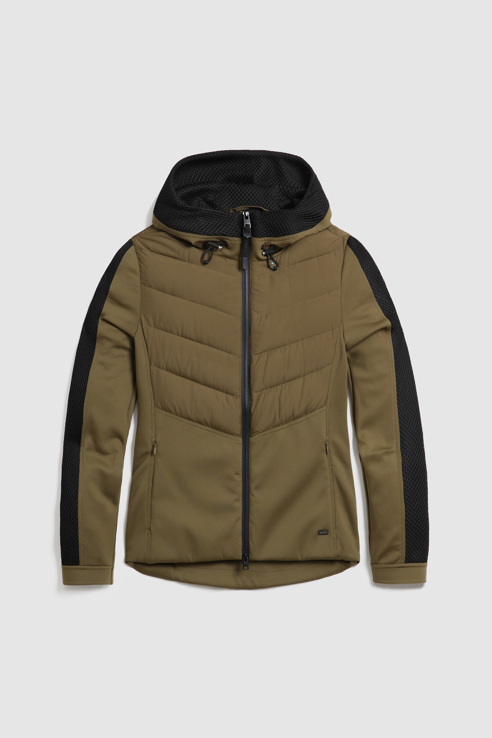 Veste Juniata avec rembourrage à chevrons vert photo 4 | Woolrich