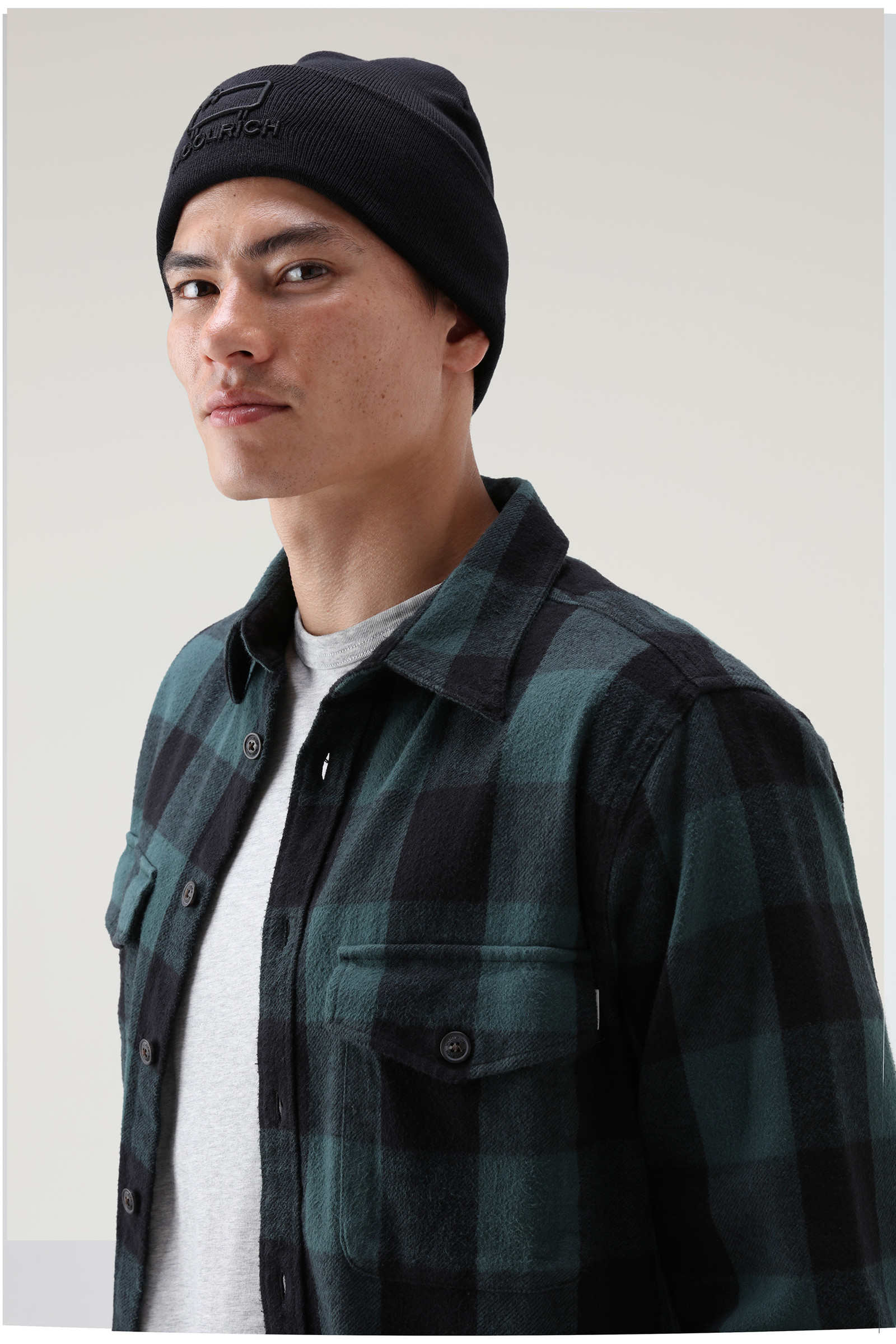 Oxbow Flannel Check Shirt Green photo 4 | Woolrich