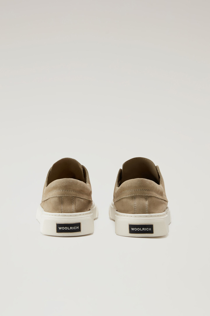 Boat Shoes in Suede Leather Beige photo 3 | Woolrich