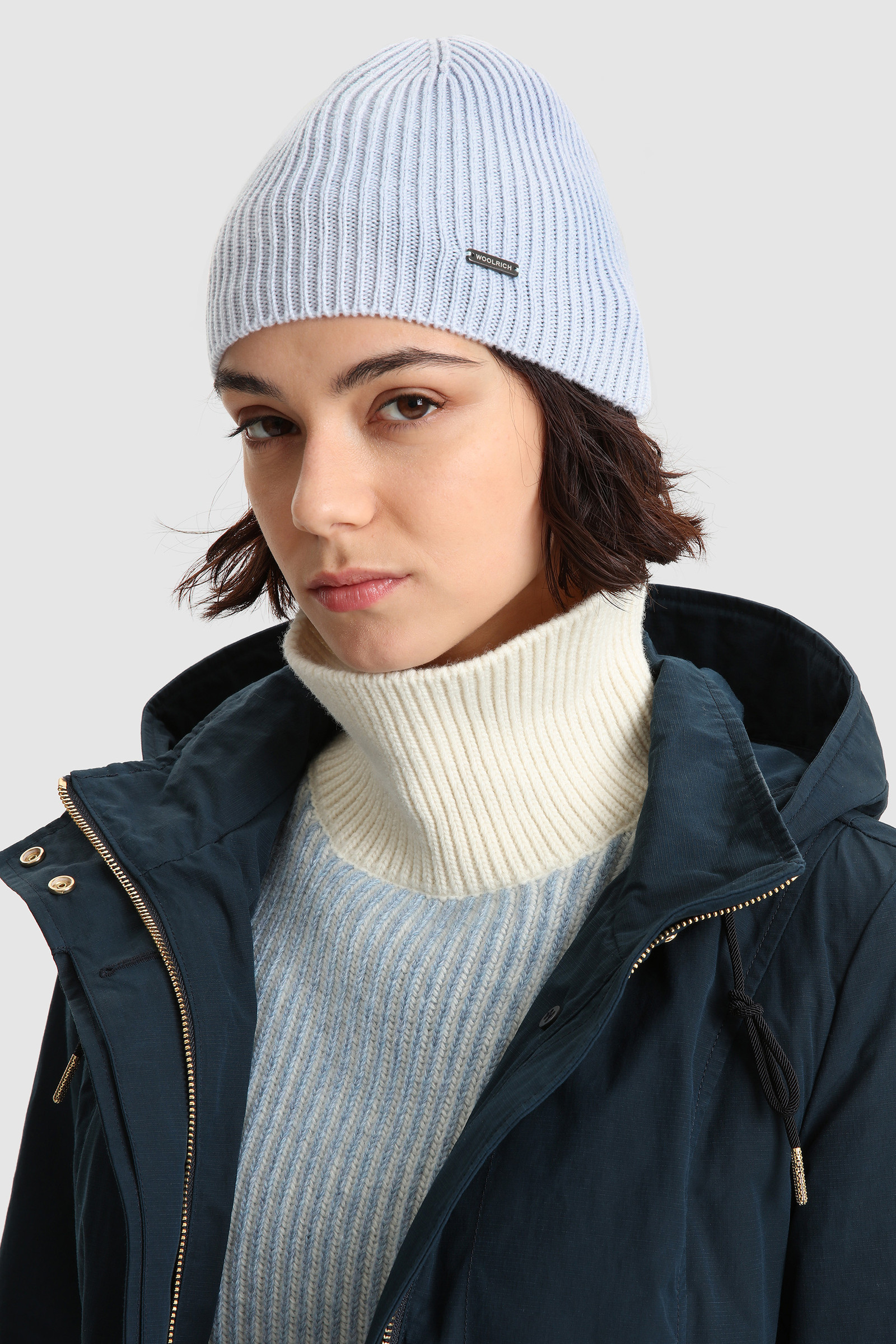 Pure Cashmere Beanie Blue photo 3 | Woolrich