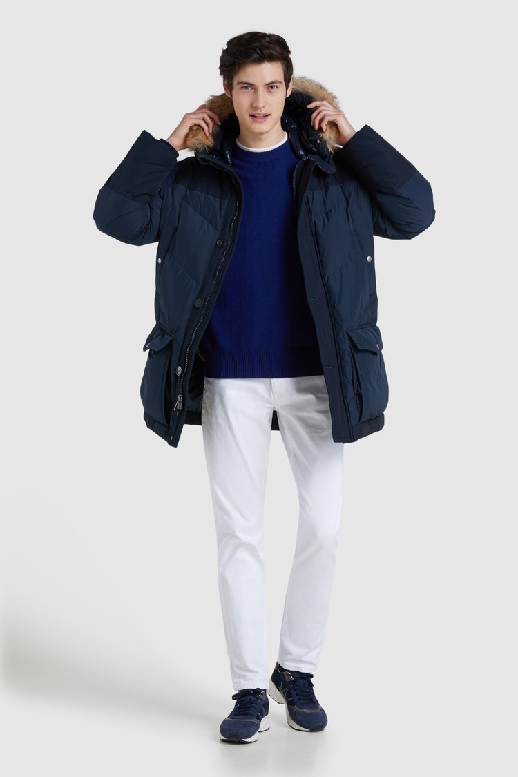 Logo Arctic Parka with Detachable Fur