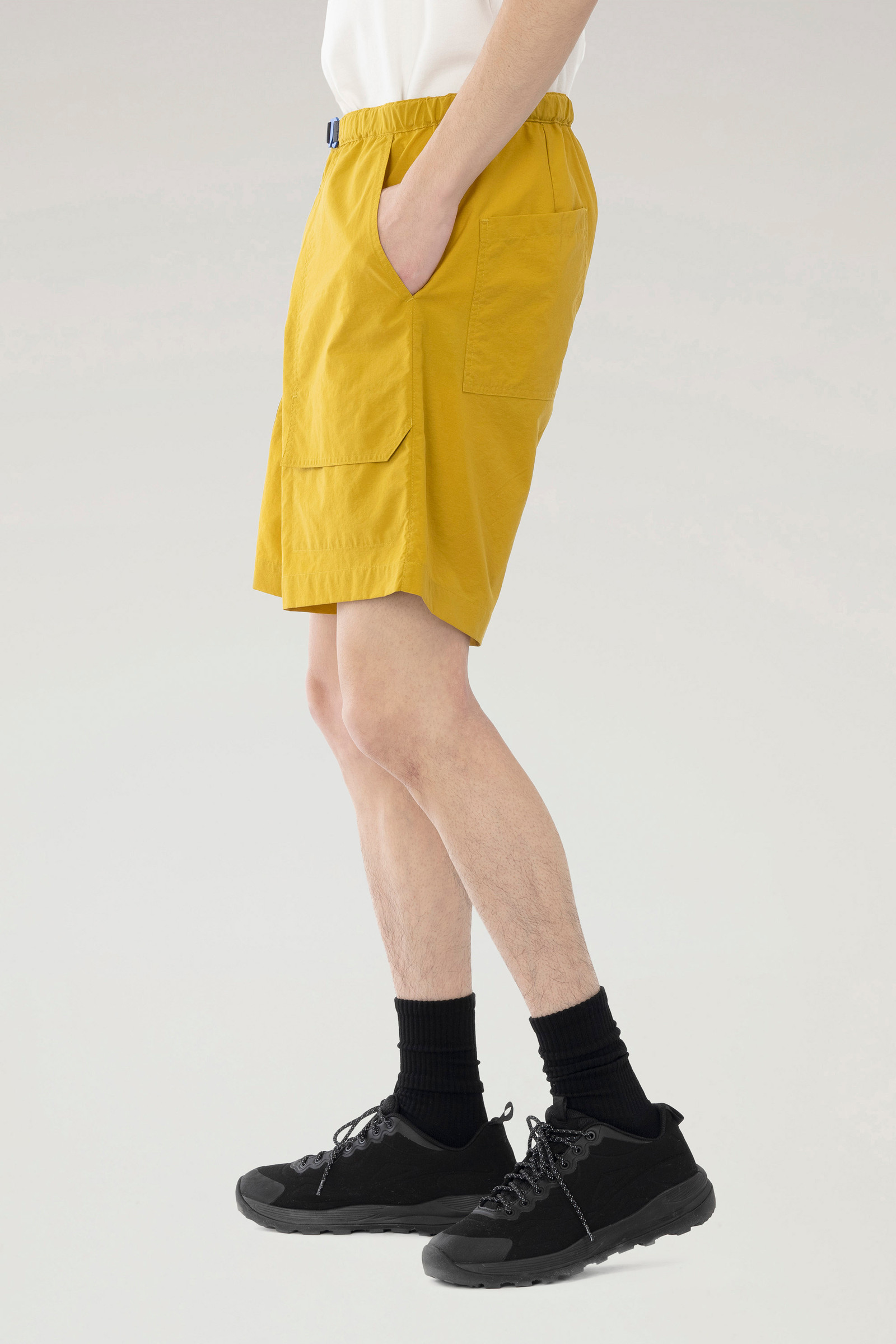 Ranch Shorts in Recycled Nylon Yellow photo 2 | Woolrich
