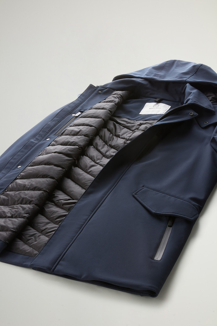 Barrow Mac Mantel aus Tech Softshell Blau photo 11 | Woolrich