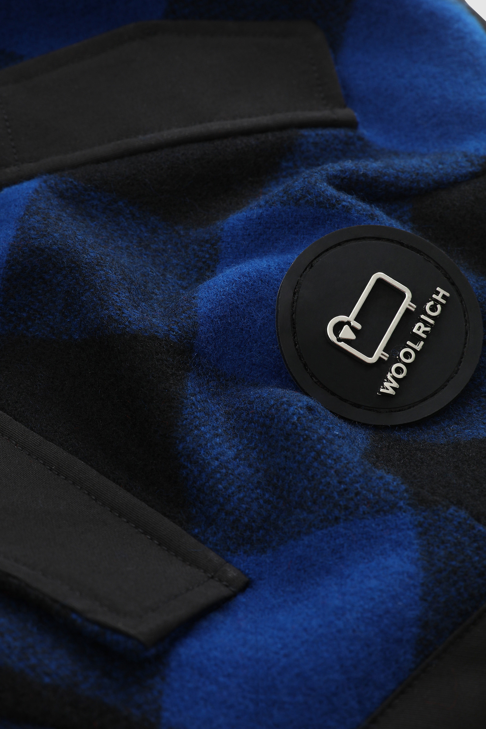 Temellini / Woolrich Overshirt Buffalo-Karomuster für kleinen Hund blau photo 9 | Woolrich