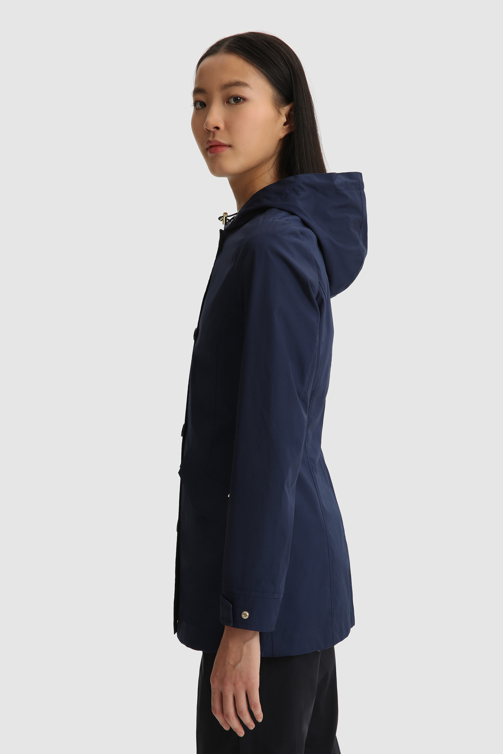Jessamine Parka in Triple-Layer Cotton Blue photo 3 | Woolrich