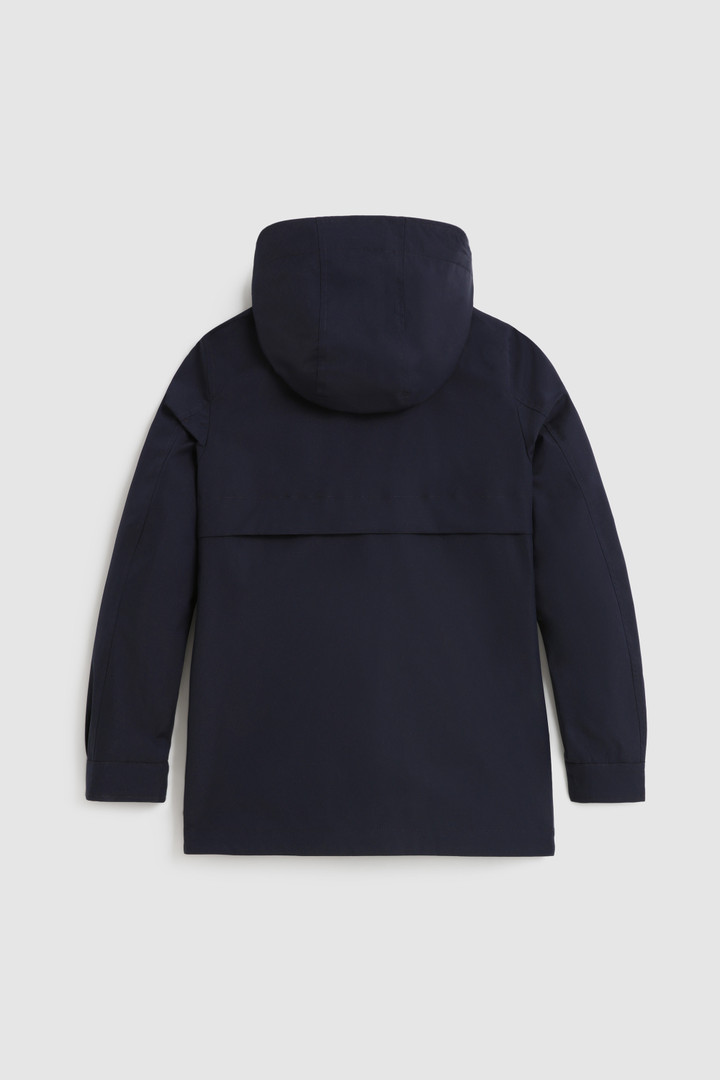 Trench da bambina in Stretch Twill blu photo 2 | Woolrich