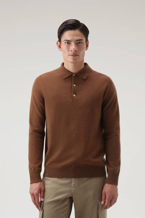 Cashmere Luxe Long Sweater Brown | Woolrich