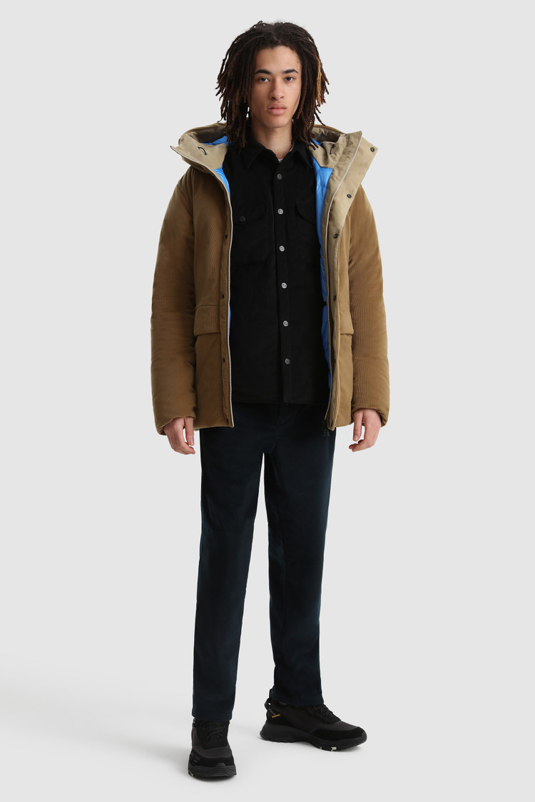 GORE-TEX corduroy insulated shirt