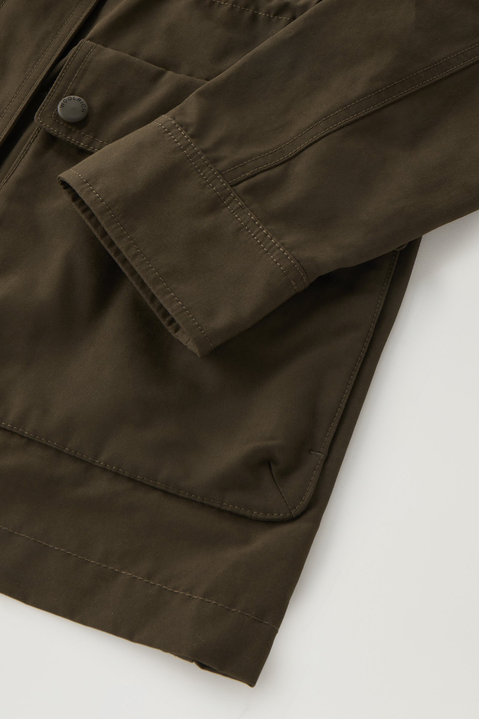 Veste Utility en Soft Eco Ramar à capuche vert photo 9 | Woolrich