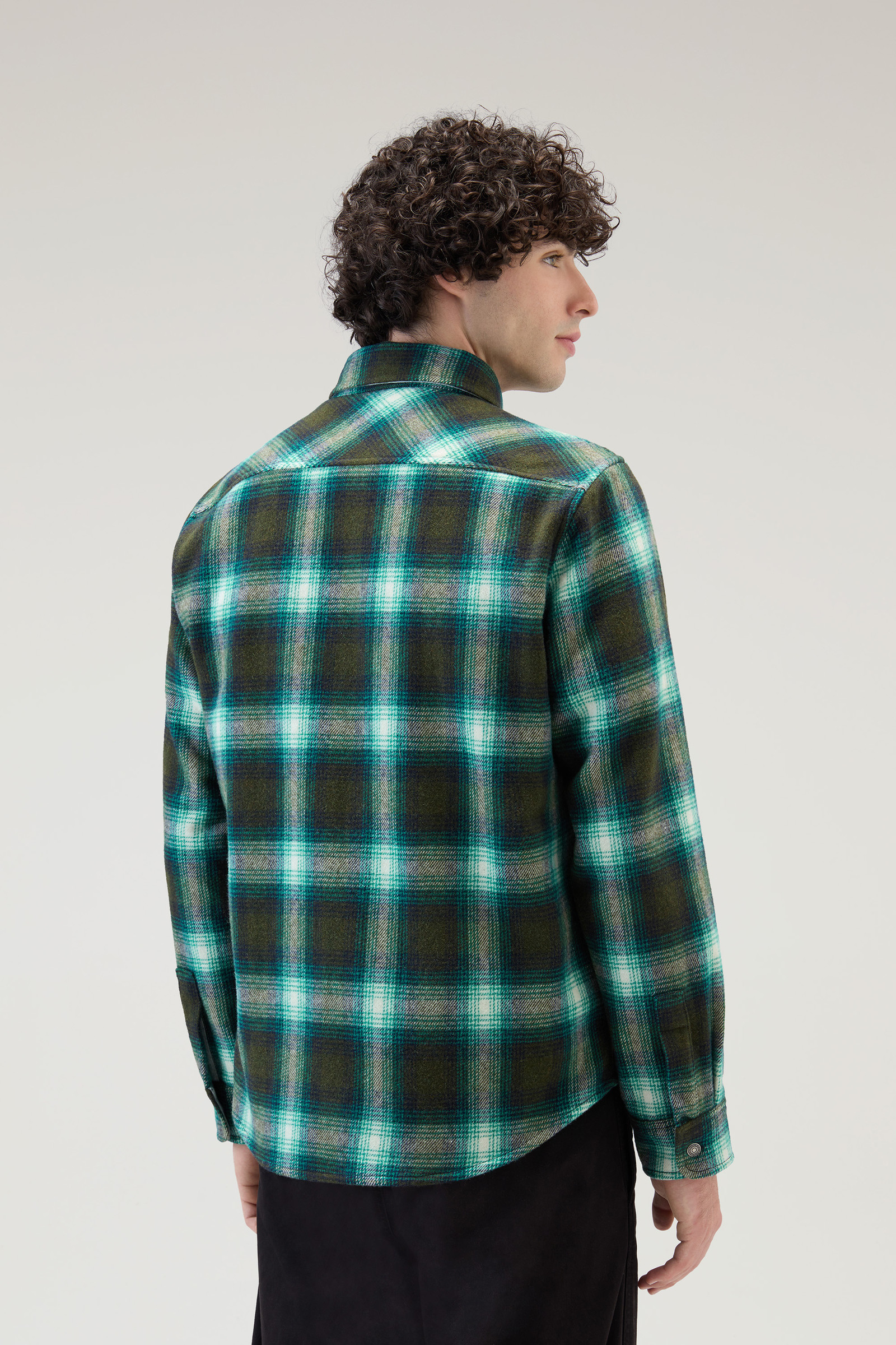 Alaskan Karo-Overshirt aus recycelter italienischer Wollmischung multicolor photo 3 | Woolrich