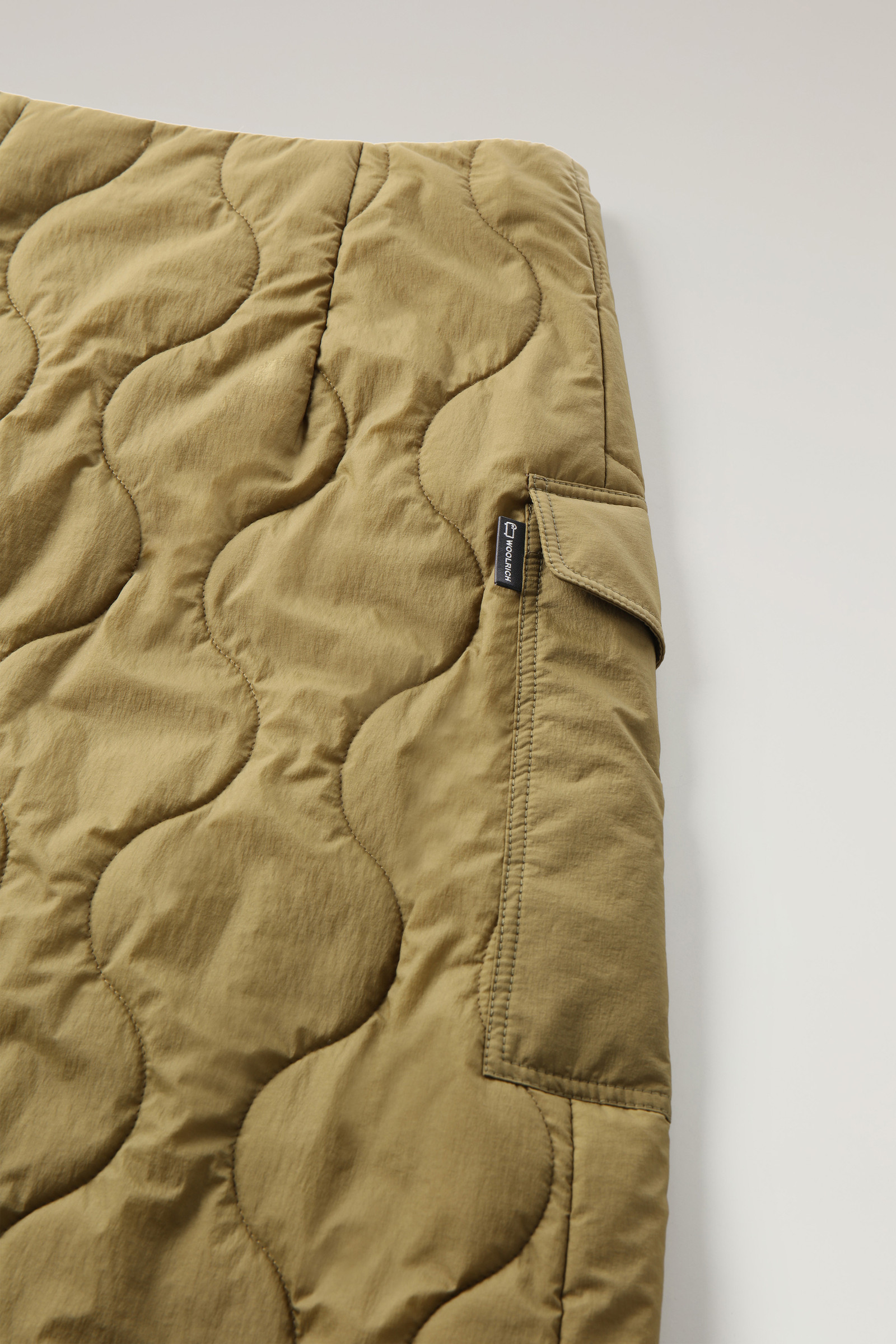 Seidiger Crinkle-Nylon-Stepprock Grün photo 8 | Woolrich