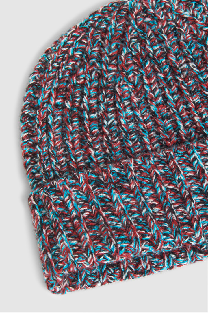 Berretto in cashmere a coste