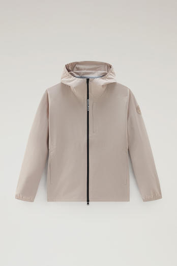 Waterproof Pacific Hooded Jacket Beige | Woolrich