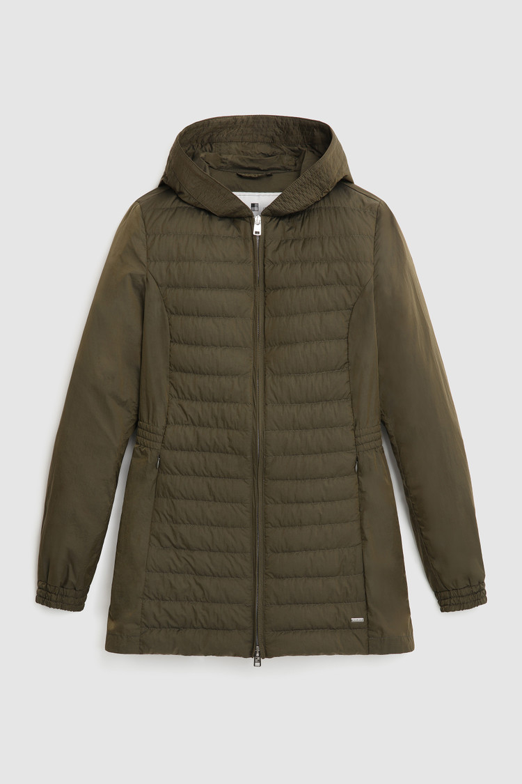 Gewatteerde parka met capuchon Violet