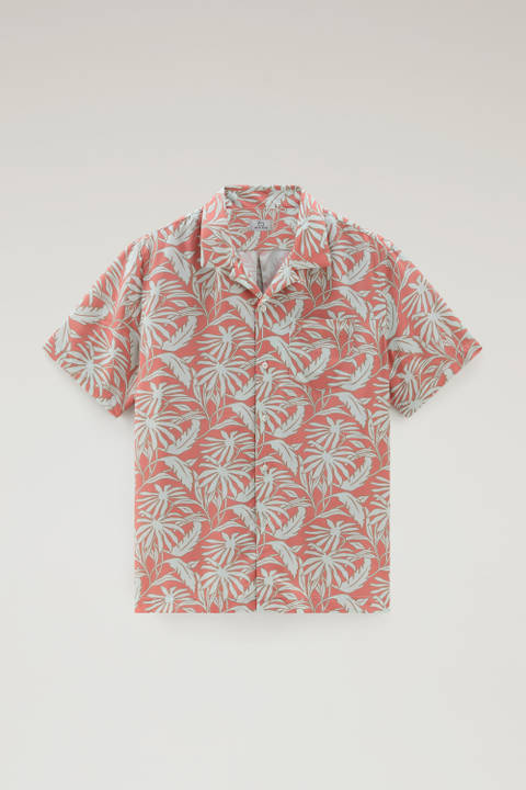Overhemd met tropische opdruk Roze photo 2 | Woolrich