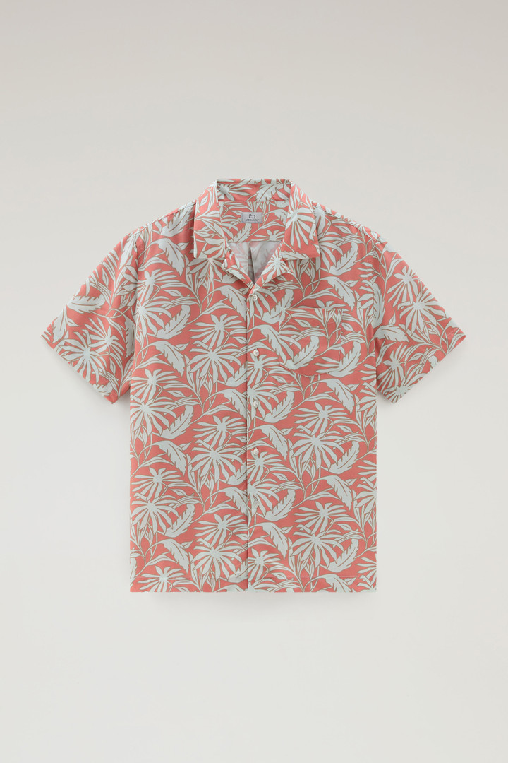 Overhemd met tropische opdruk Roze photo 5 | Woolrich