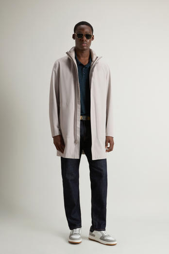 2-In-1 Waterproof Jacket in Two-Layered Fabric Gray | Woolrich