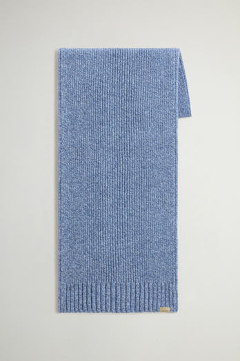 Sciarpa in pura lana mouliné Blu | Woolrich