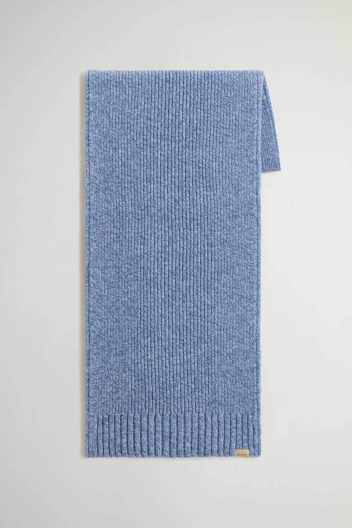 Sciarpa in pura lana mouliné Blu photo 1 | Woolrich