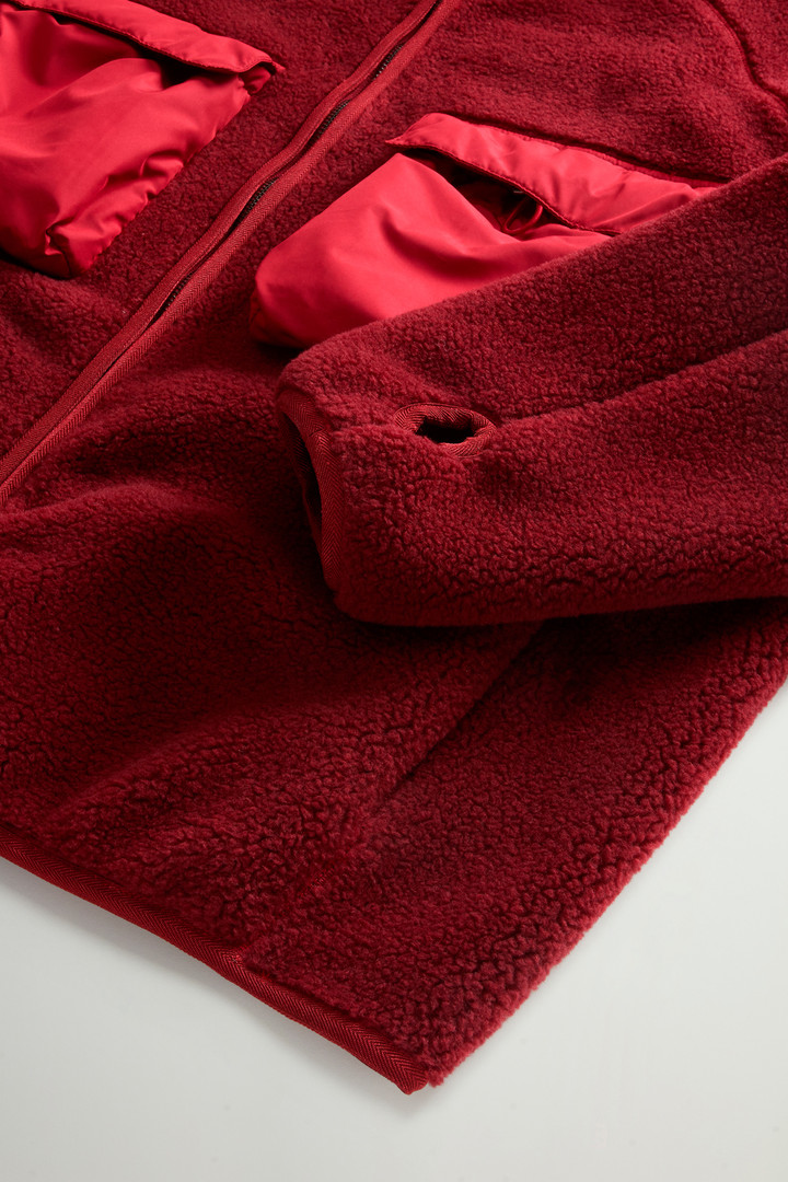 Hybrid Full-Zipper Hoodie Red photo 7 | Woolrich