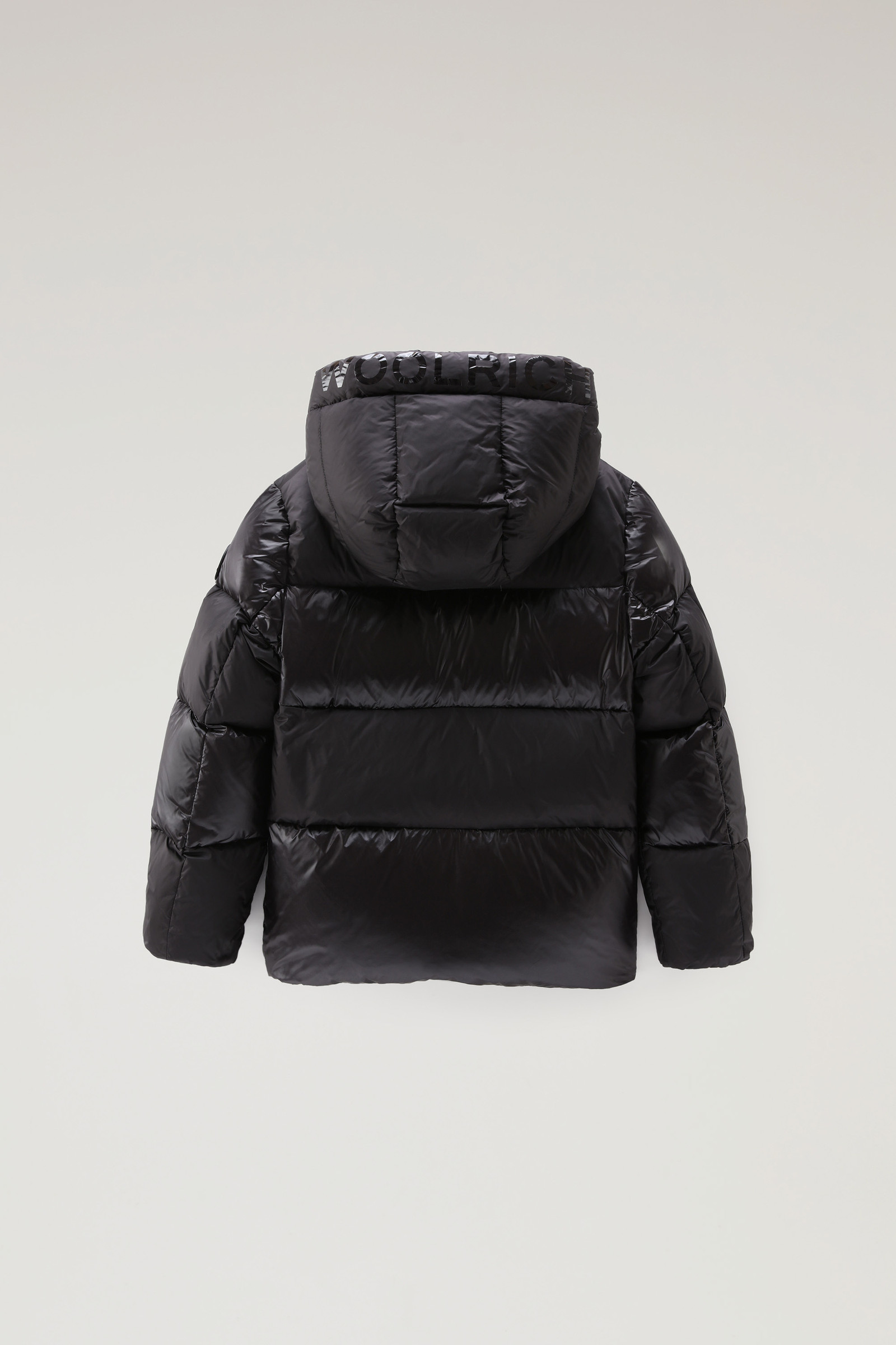 Girls' Down Jacket in Glossy Nylon photo 2 | Woolrich