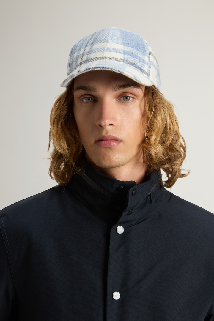Cap in Recycled Italian Wool Blend Blue photo 4 | Woolrich