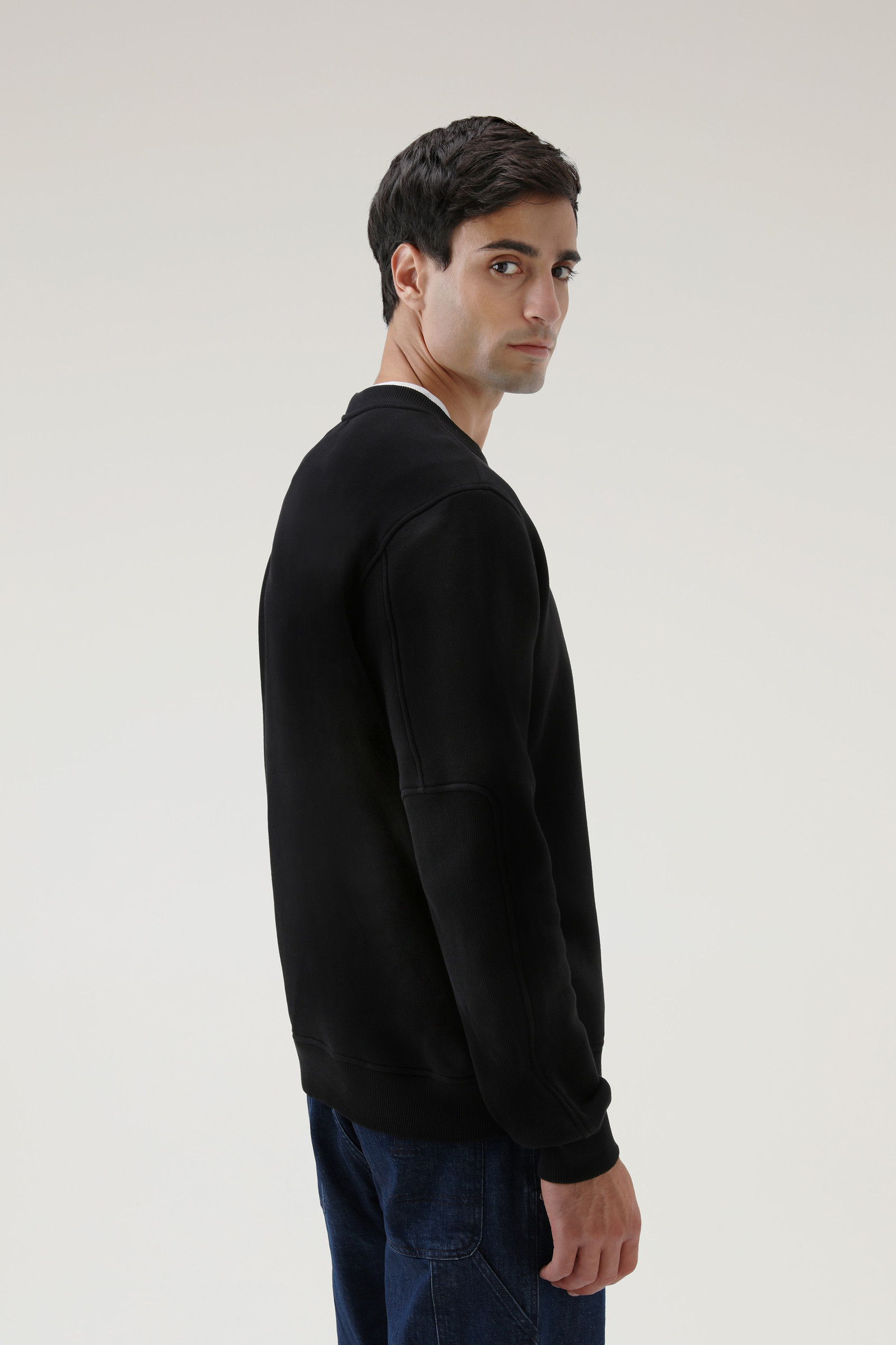 Classic Fleece Crewneck with Embroidered Logo photo 3 | Woolrich