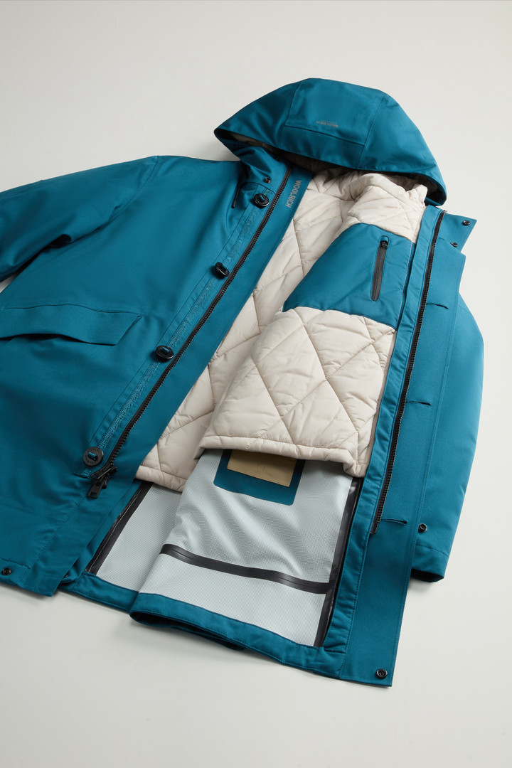 3-in-1 Weaver Coat with Reversible Inner Jacket Blue photo 5 | Woolrich