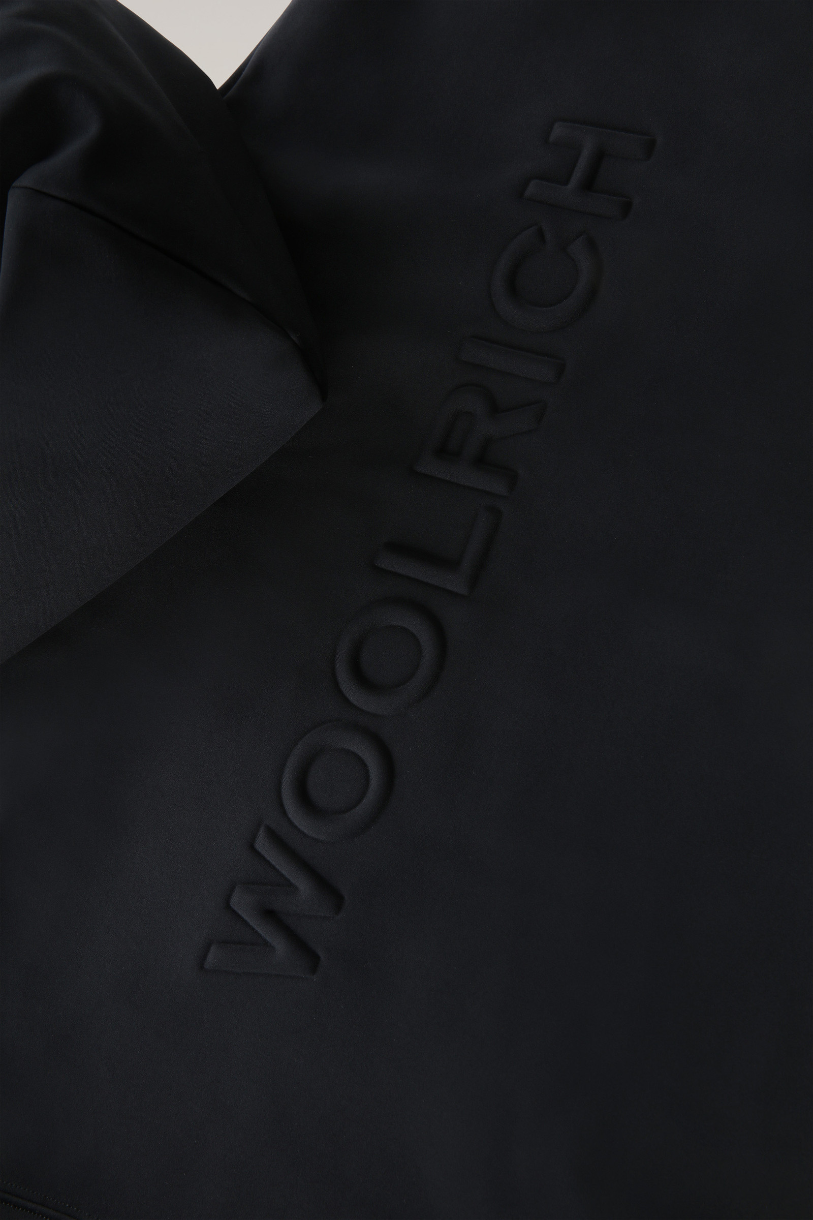 Technical Fleece Hooded Sweatshirt Black photo 8 | Woolrich