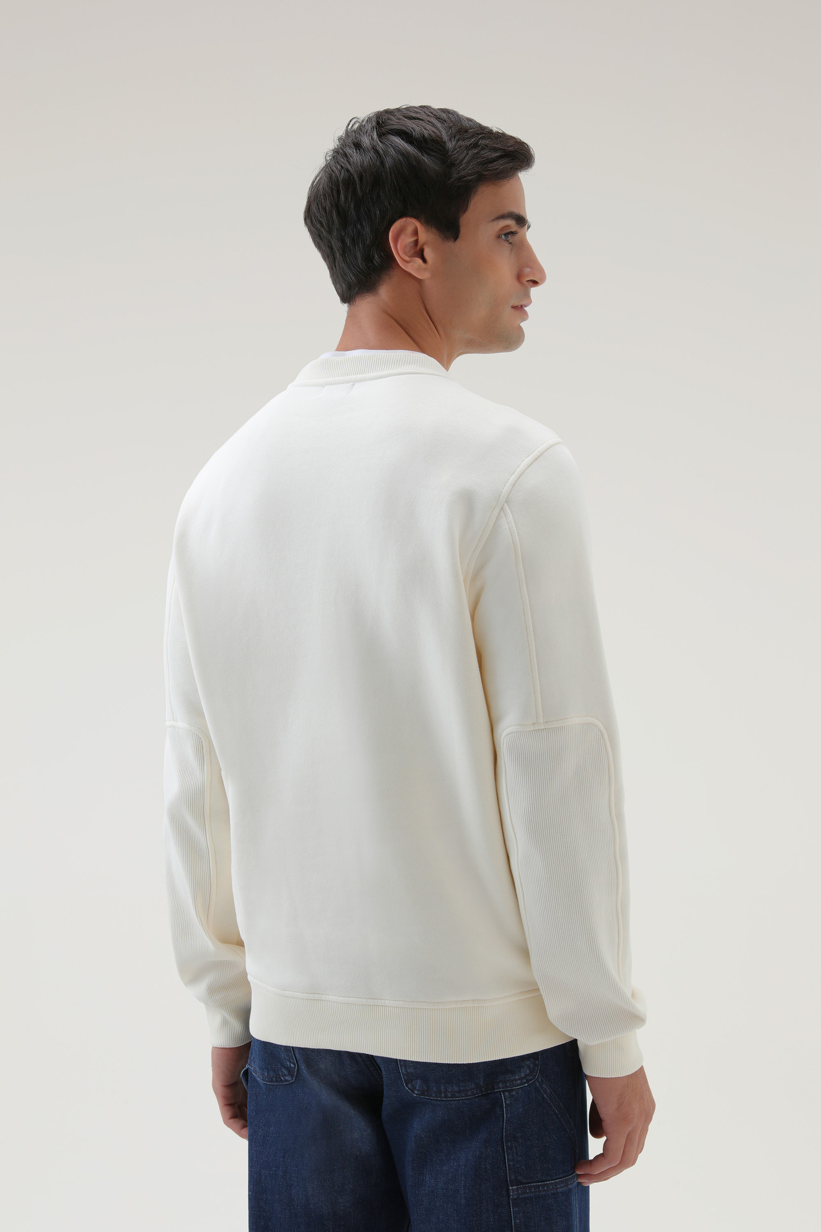Classic Fleece Crewneck with Embroidered Logo photo 3 | Woolrich
