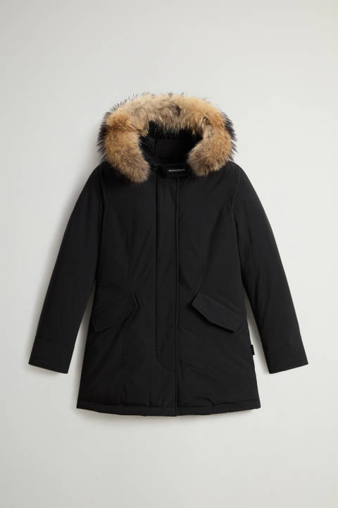 Arctic Parka aus Urban Touch mit abnehmbarem Pelz Schwarz photo 2 | Woolrich