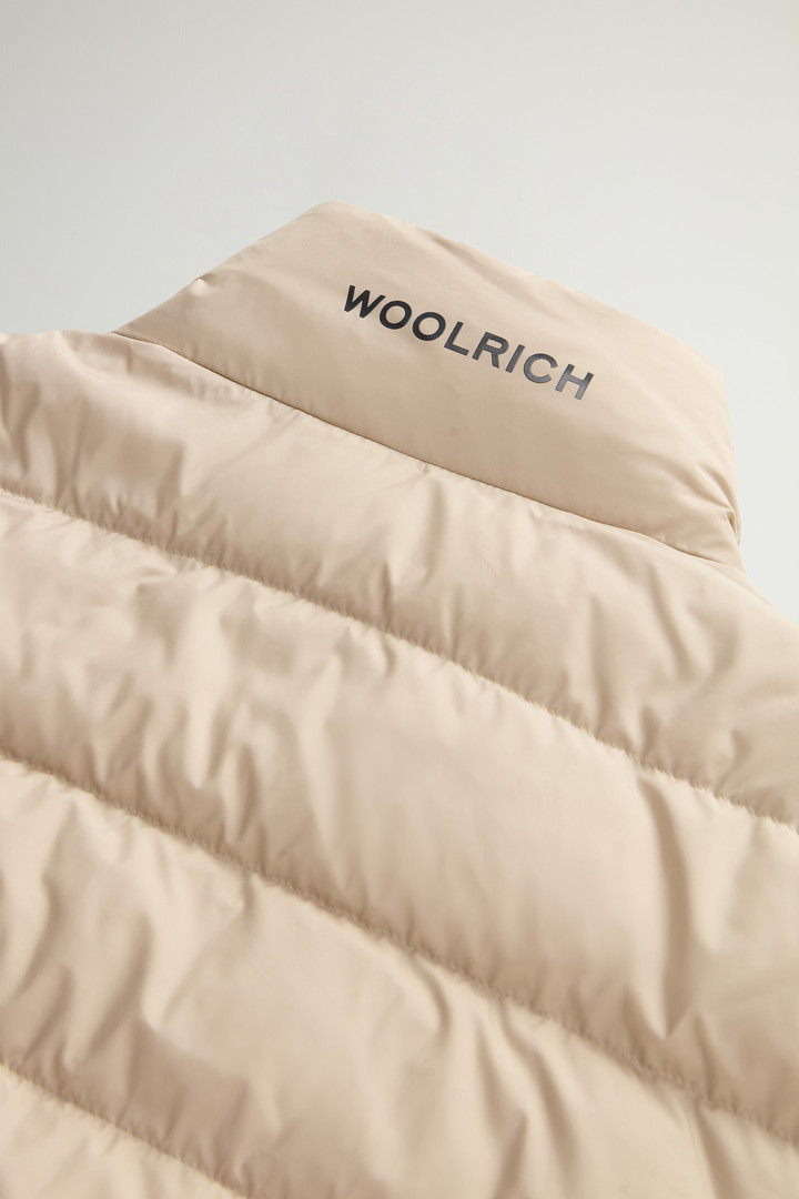 Lightweight Down Jacket in Microfiber Beige photo 7 | Woolrich